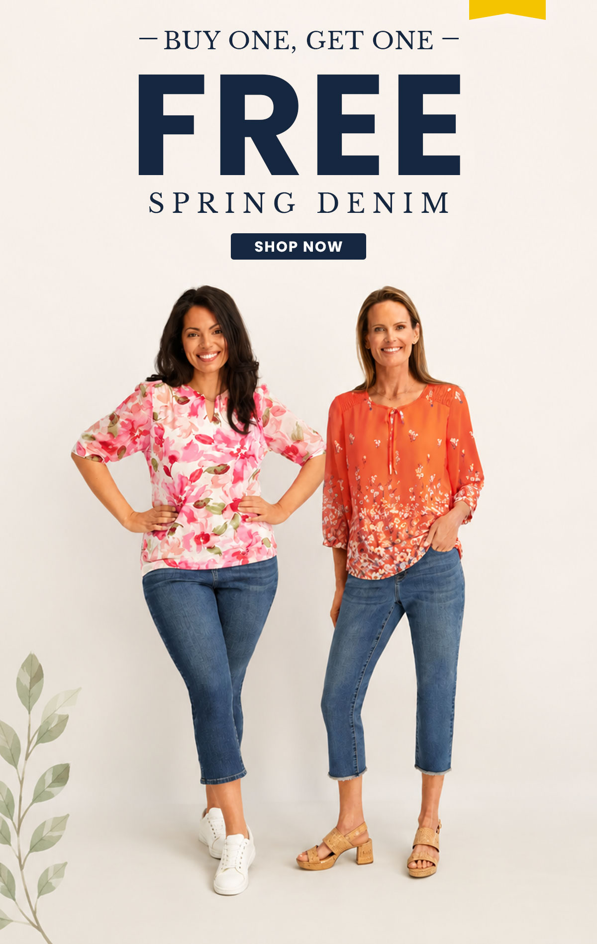 last day bogo spring denim