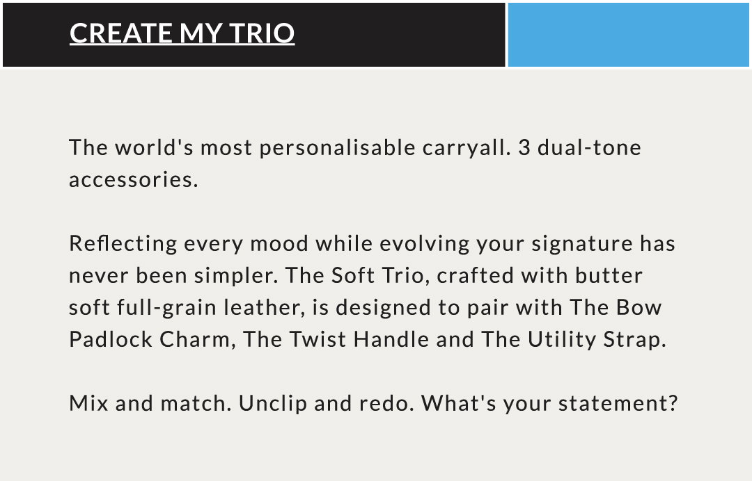 CREATE MY TRIO