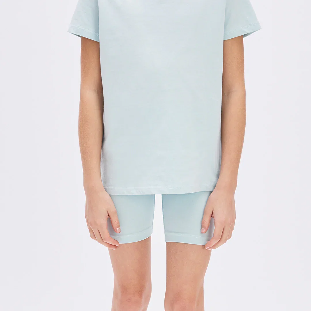 Image of Sky Blue Miles Basics Biker Shorts