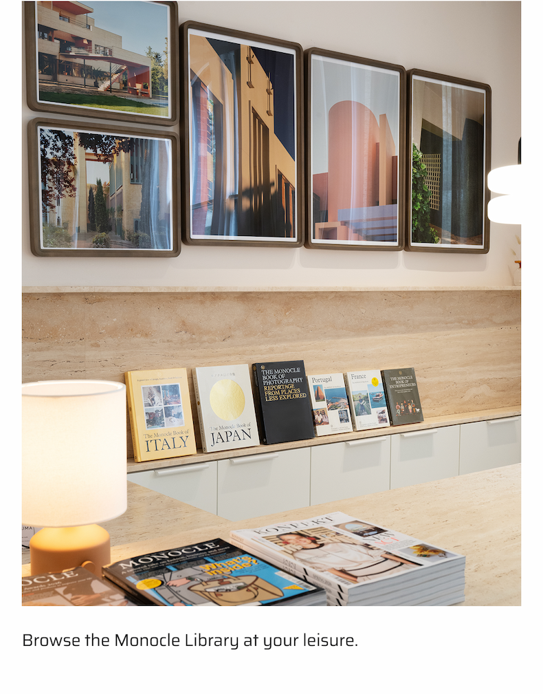 Browse the Monocle Library at your leisure.