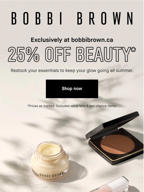25% Off Makeup Starts Now