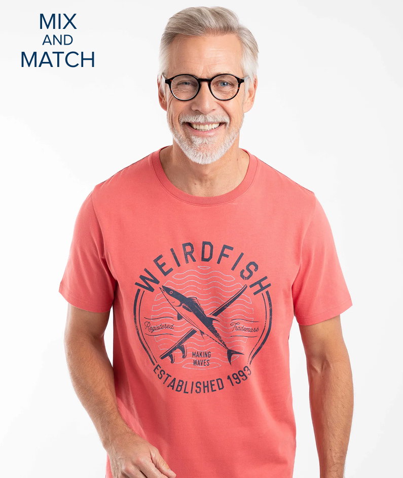 Hudson Front Print Branded T-Shirt Nantucket