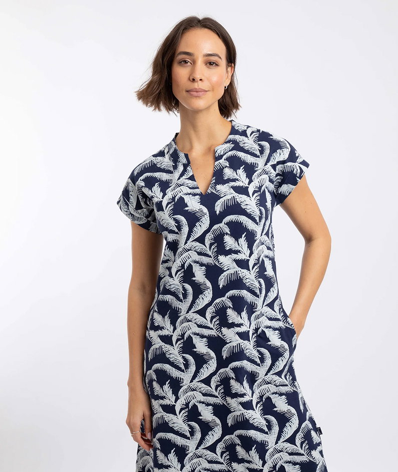 Suffolks Printed Jersey Dress Ink