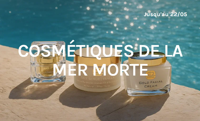 Cosmétique de la mer morte