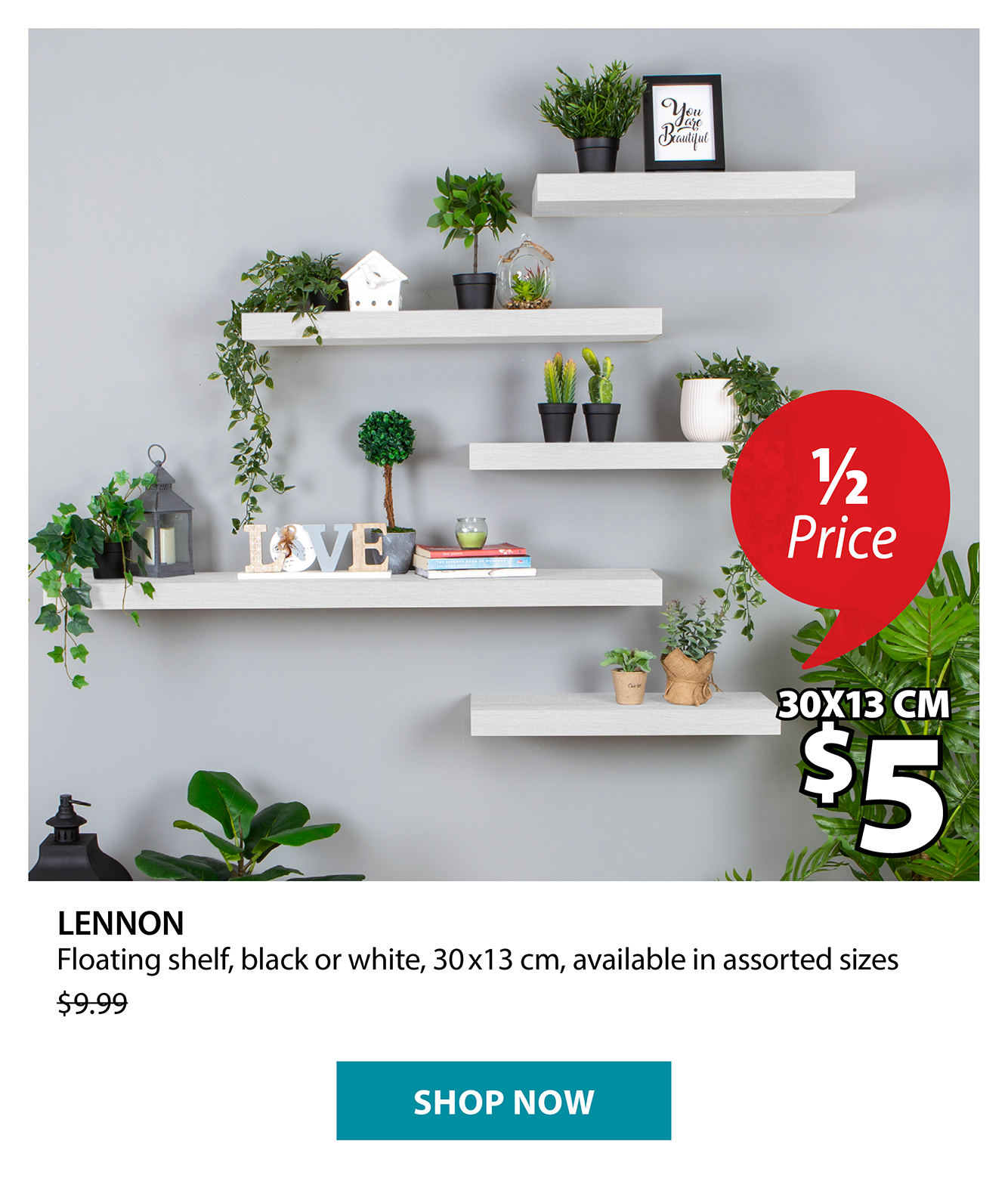 LENNON Floating shelf | 1/2 Price