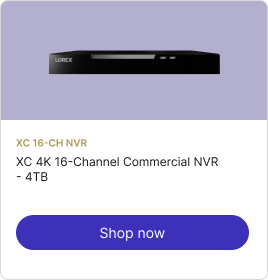 Connect XC 4K 16-Channel Commercial NVR - 4TB