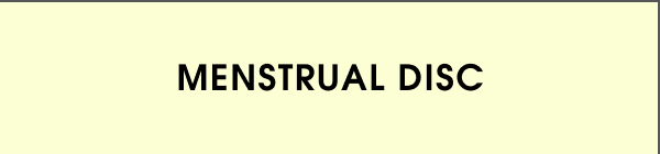 Menstrual disc