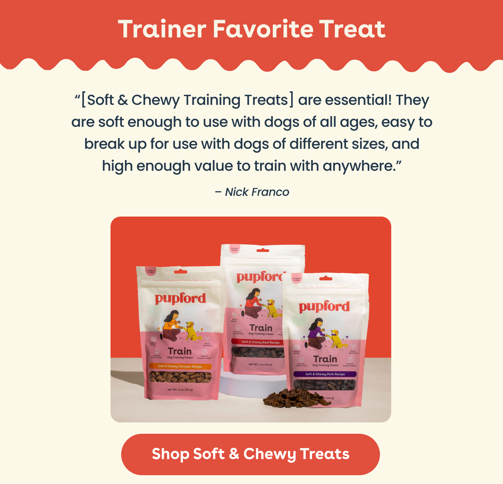 soft & chewy training treats