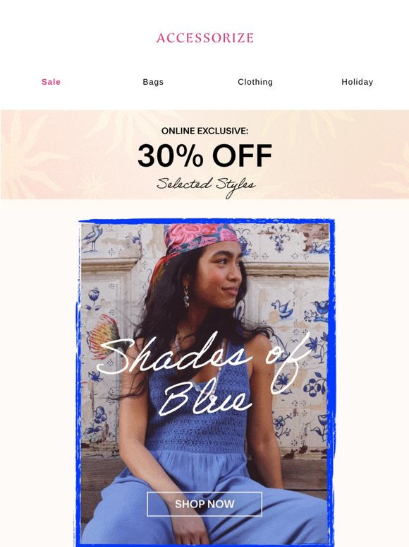 The Season’s most stylish shade…💙