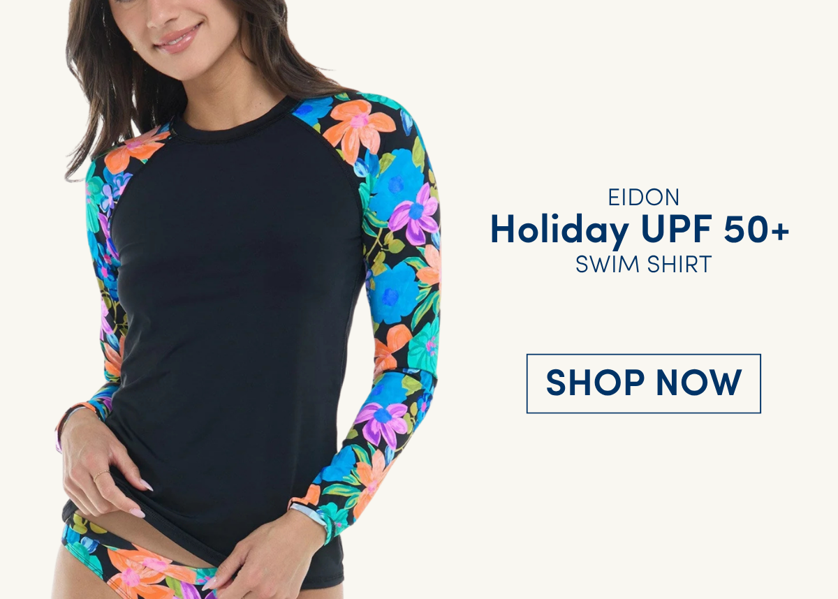 Women's Holiday Parker UPF 50+ Long Sleeve Swim Shirt