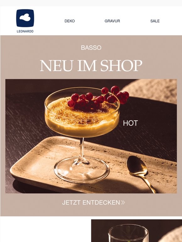 Für Desserts, Drinks & schöne Momente 🍸