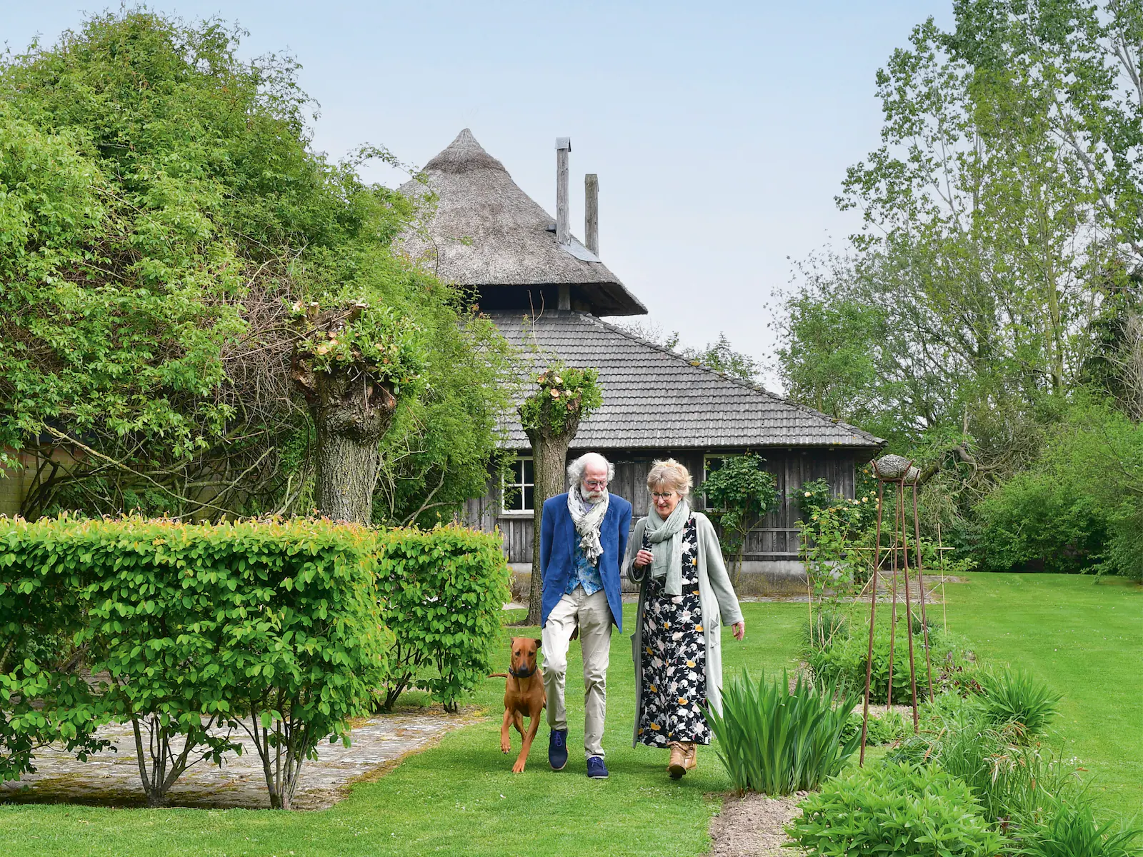 Een kijkje in de landschapstuin van Liesbeth