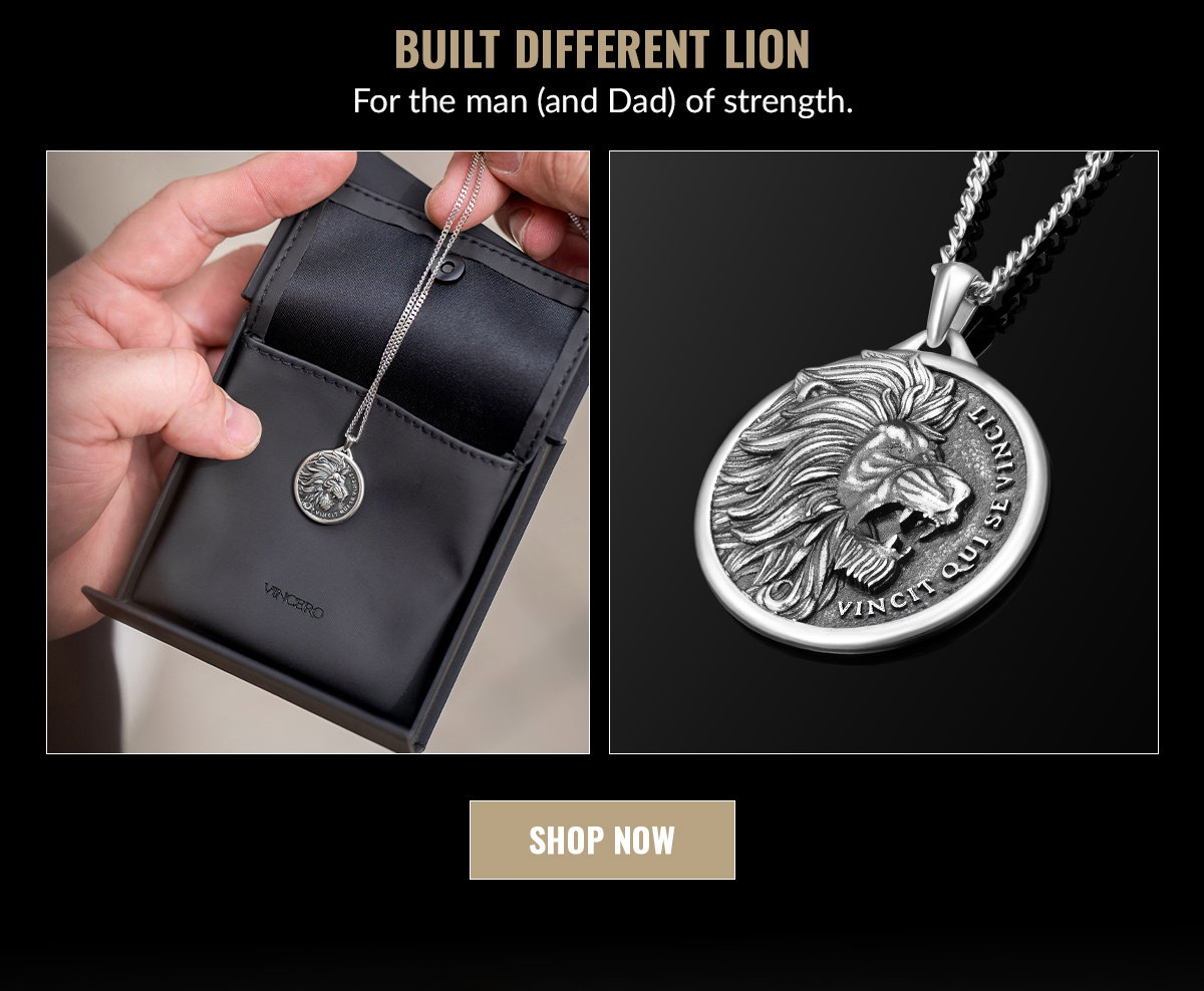 BUILT DIFFERENT LION For the man (and Dad) of strength.