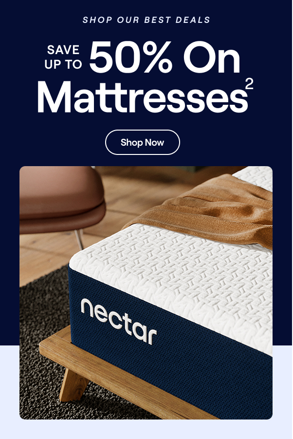 save up to 50% on mattresses