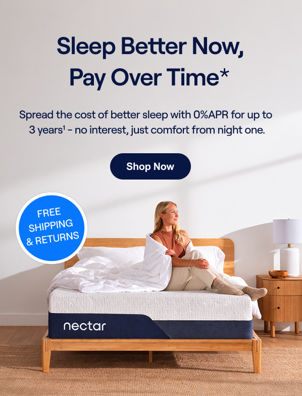 Sleep better now, pay over time