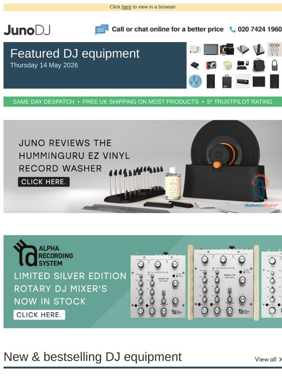 Mackie Thump v4 12" & 15" Loudspeakers now in stock + this week's DJ equipment news at Juno...