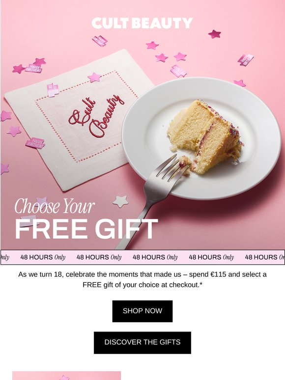 Limited stock! 5 FREE gifts