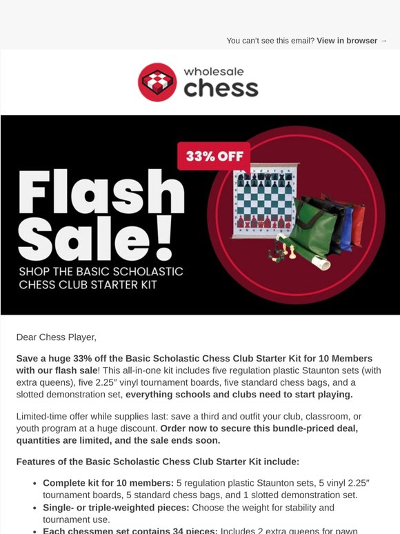 Enjoy Massive Savings With Our Flash Sale