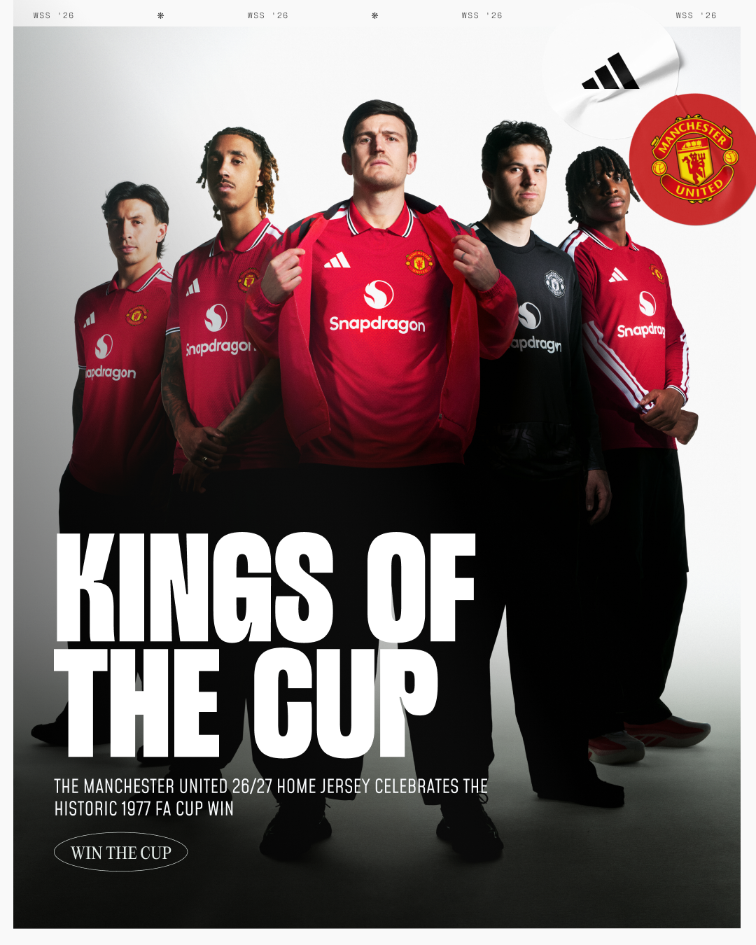 NEW adidas Manchester United 26/27 Home Jersey