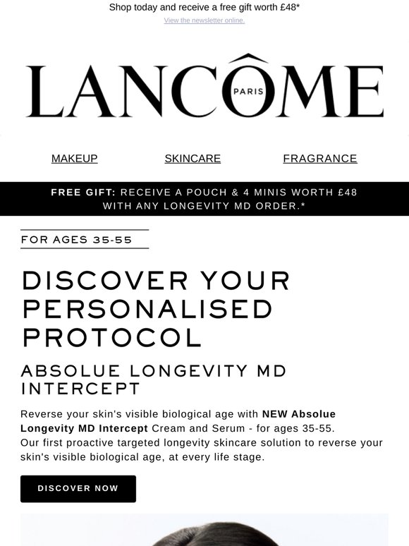 Target signs of ageing as they appear with NEW Longevity MD
