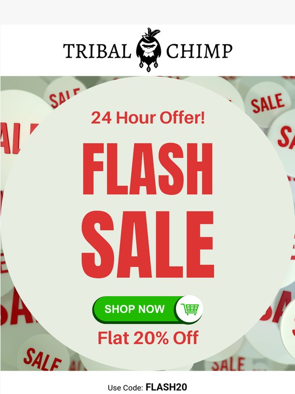 🤑 Don’t Blink—Flash Sale Alert!