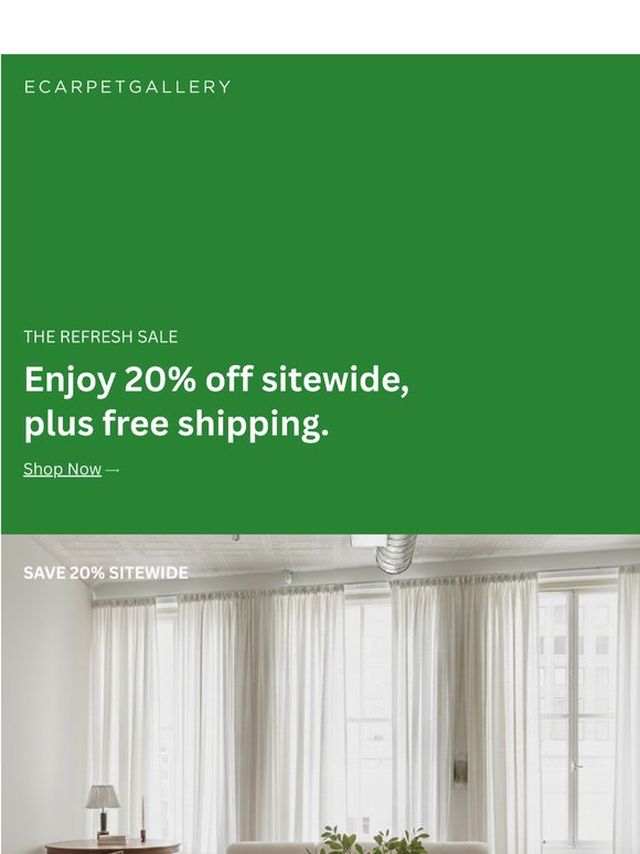 The Refresh Sale is here