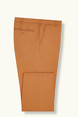 Orange Meyer Cotton Classic Trouser