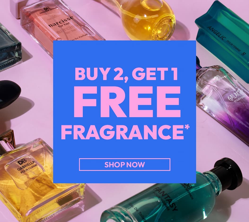Buy 2, Get 1 Free Fragrance* | Limited Exclusions Apply | DB Cosmetics
