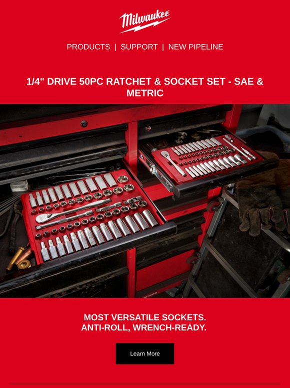 Most Versatile Sockets. Anti-Roll, Wrench Ready.