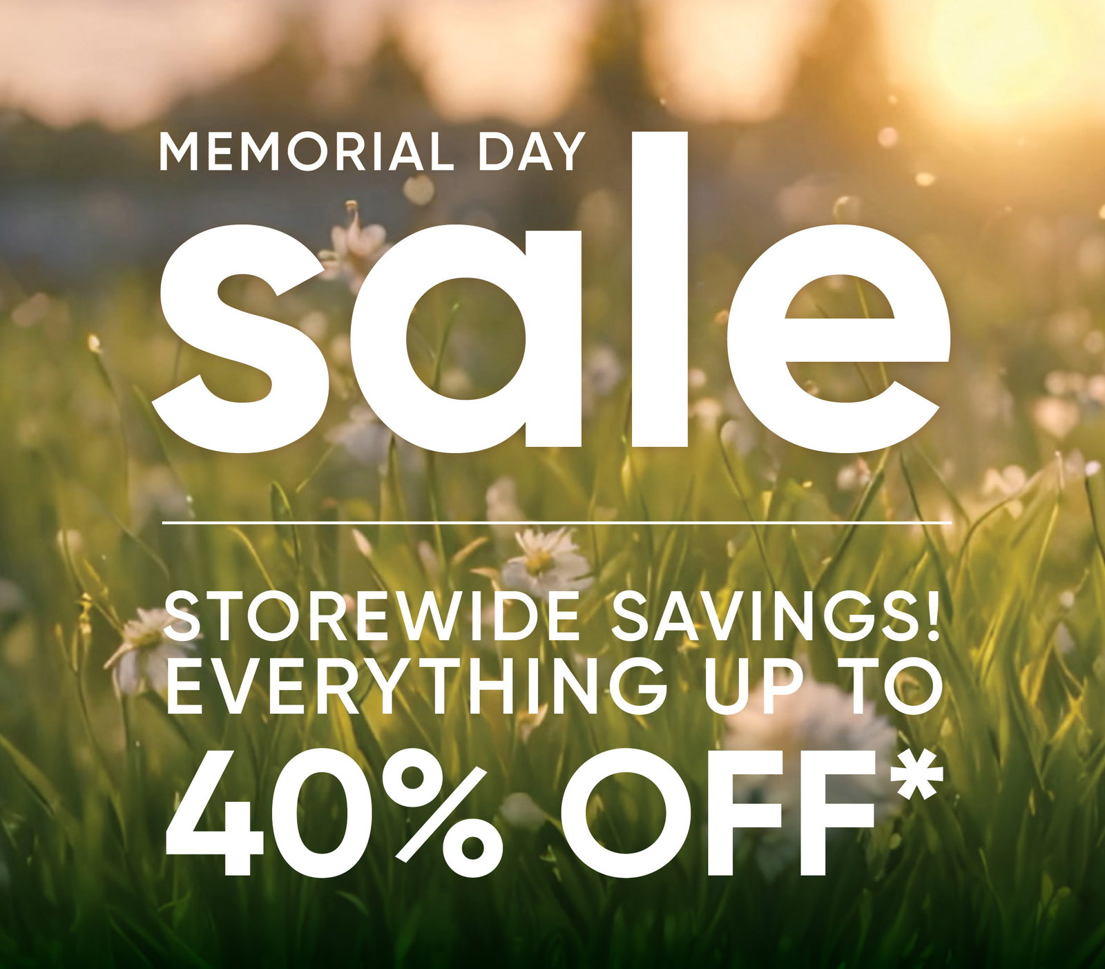 Shop Memorial Day Sale