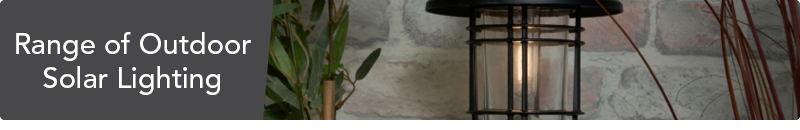 Range of Outdoor Solar Lighting