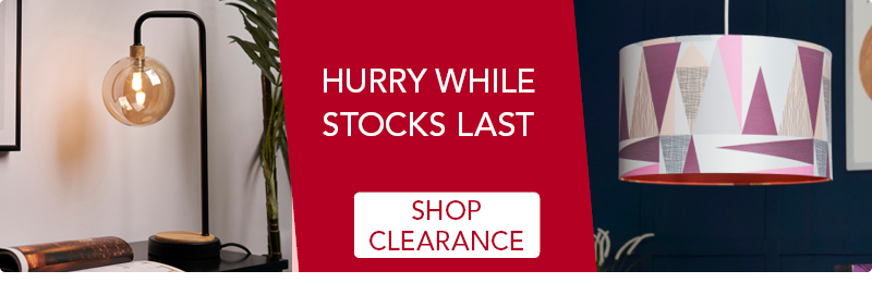 Hurry while stocks last. Shop clearance.