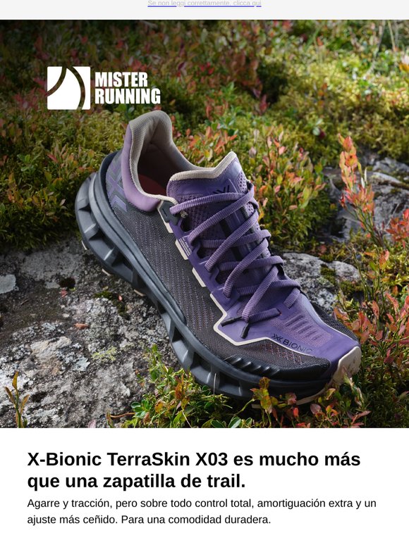 X-Bionic TerraSkin X03: nueva, instantáneamente diferente