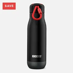 Zoku Vacuum Insulated Matte Stainless Steel Bottle, 500ml