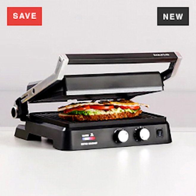 Taurus Non-Stick Panini Press with Adjustable Temperature, 2600W