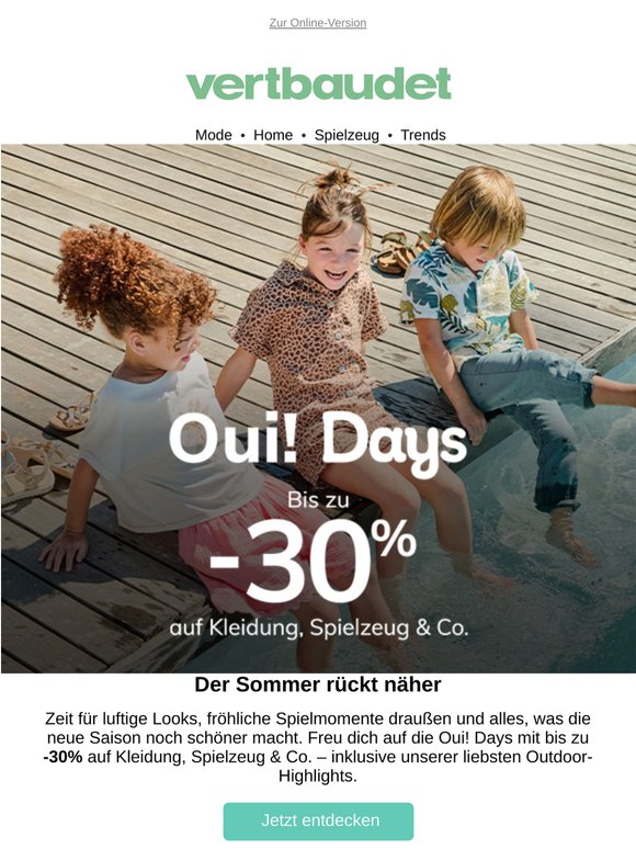 🌞 Ab nach draußen - mit bis zu -30%