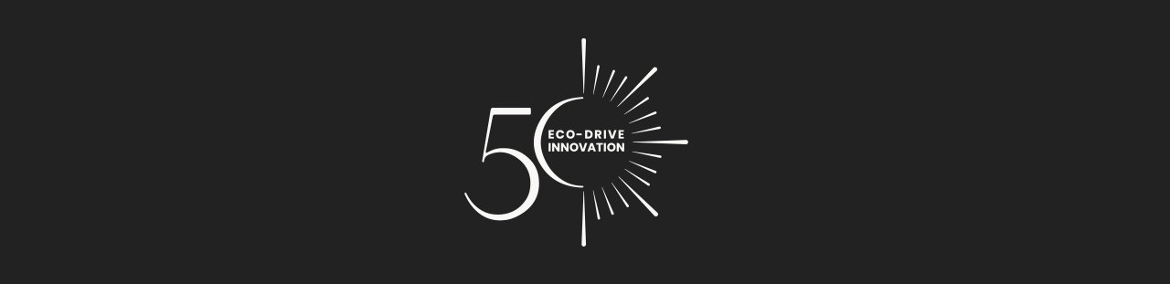 Eco-Drive 50th Anniversary Logo