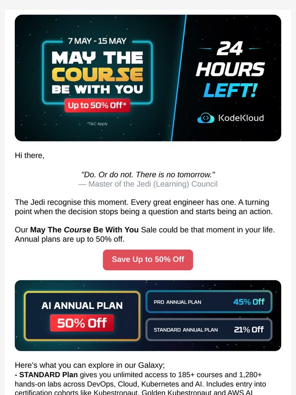 It is the Last Call. The sale closes in 24 hours.