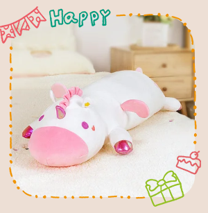 Cute orange cat body pillow.