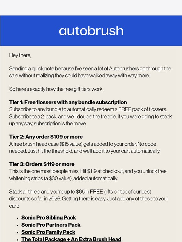 Up to $65 in free gifts? Yes, please!