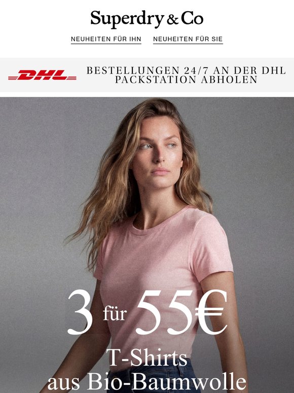 3 für 55 € | Essentials für warme Tage