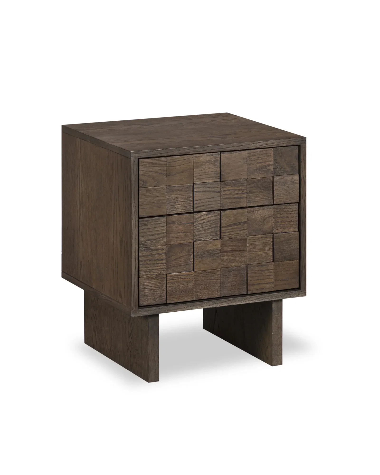 Image of Ridge Bedside Table | Earthen Oak