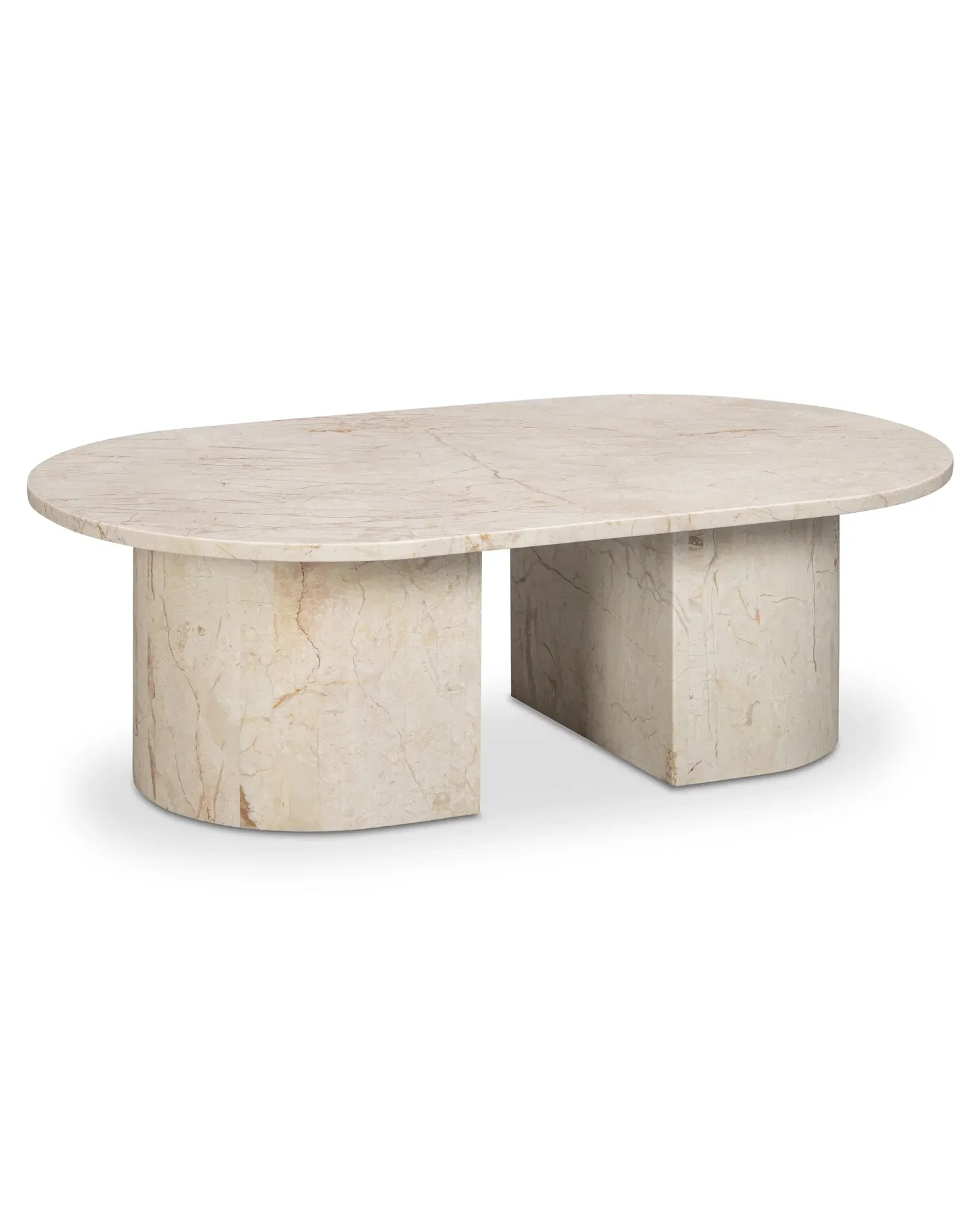 Image of Idle Coffee Table | Desert Rose Marble