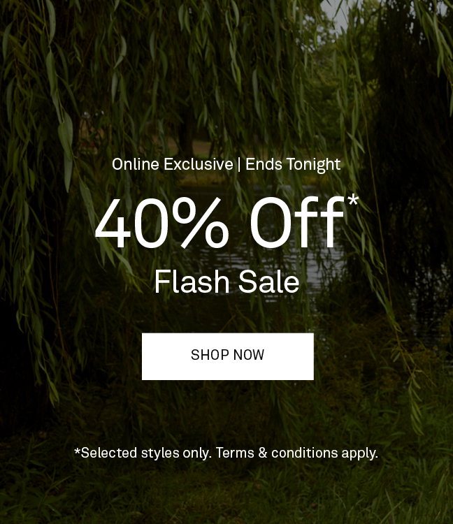 40% Off Flash Sale
