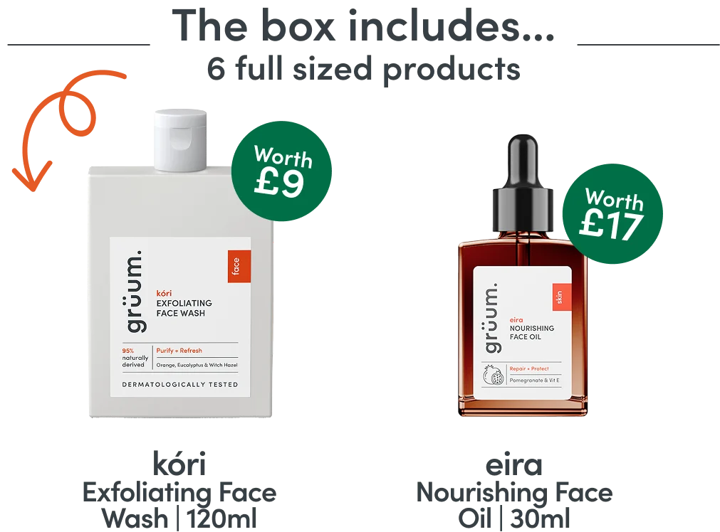 This box includes - 6 full size items. Including Calming Gel (RRP £12) and fragrance roll-on (RRP £12)