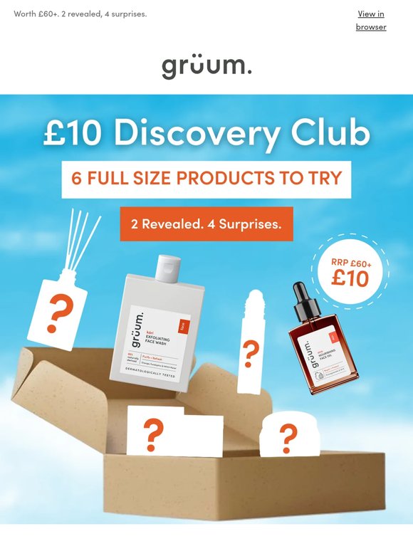 6 full size products for £10 👀