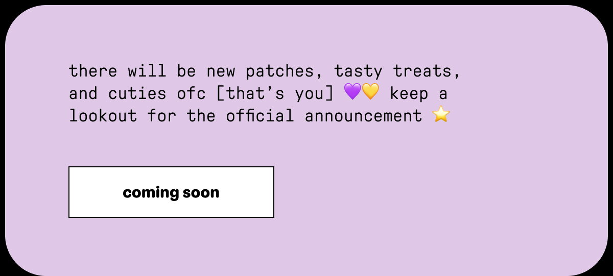 coming soon