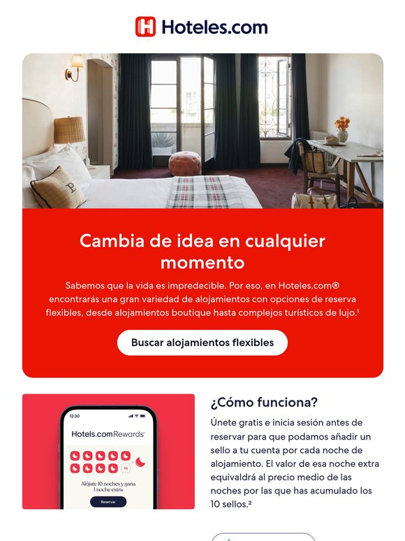 Planea sin preocupaciones con cancelación gratis