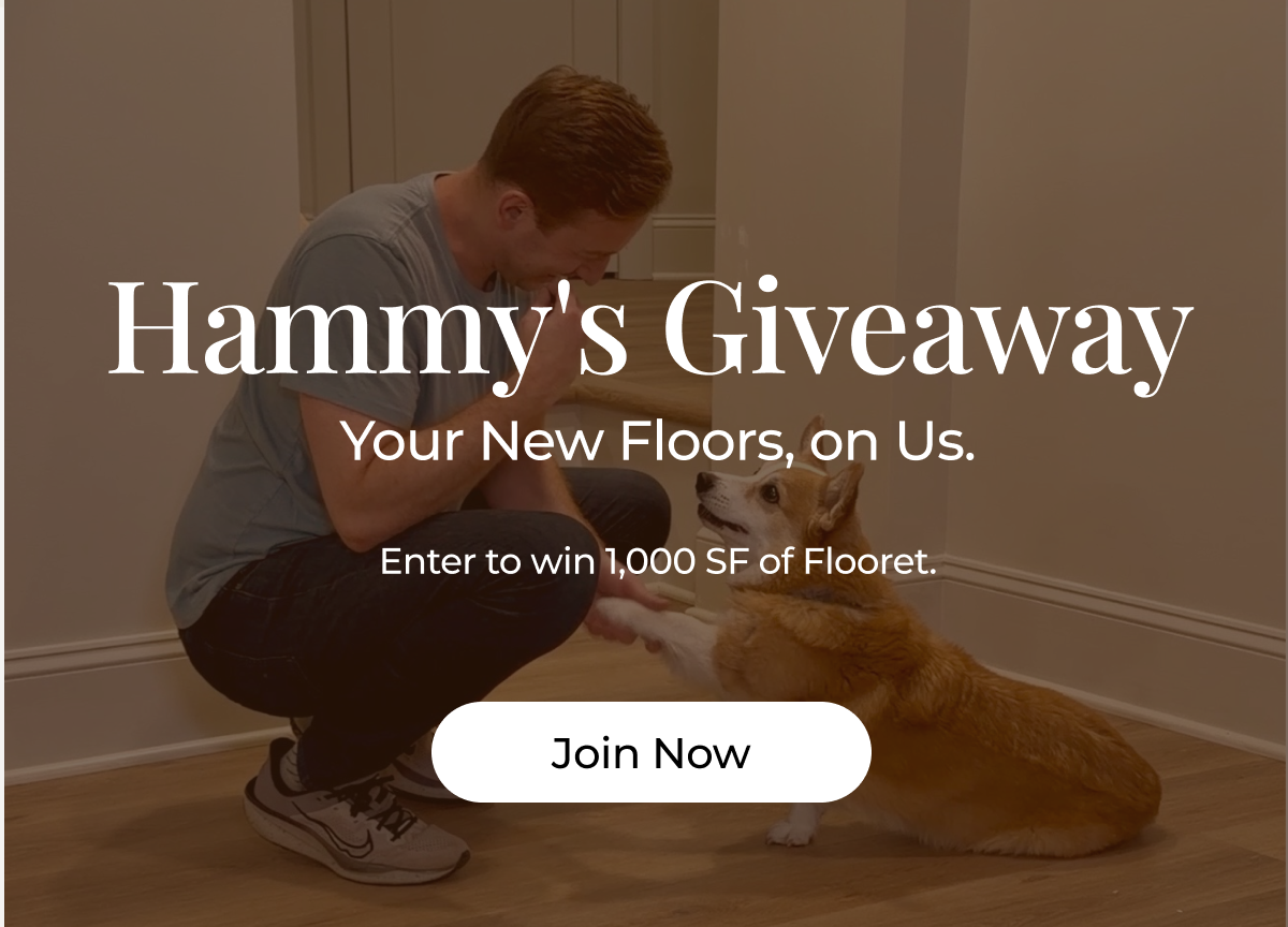 Hammy's Giveaway | Your New Floor, On Us. 