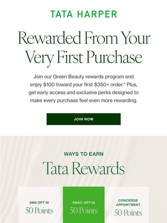 Love Perks? Get $100 Off, Just for Joining 💚